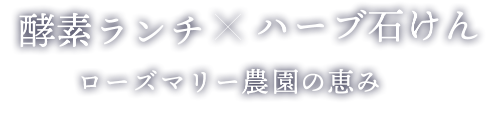 ローズマリー農園の恵み