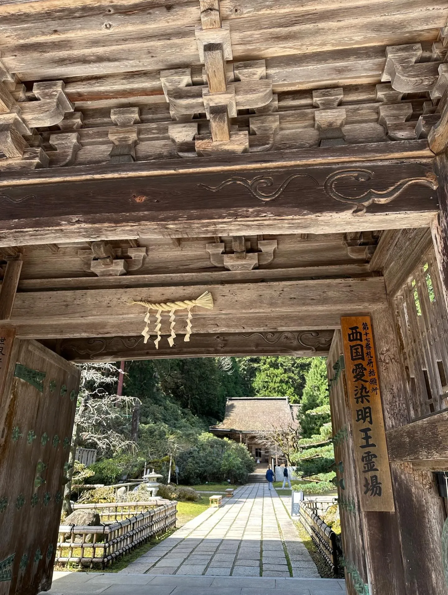 高野山の金剛三昧院にて、友人の個展がありました。