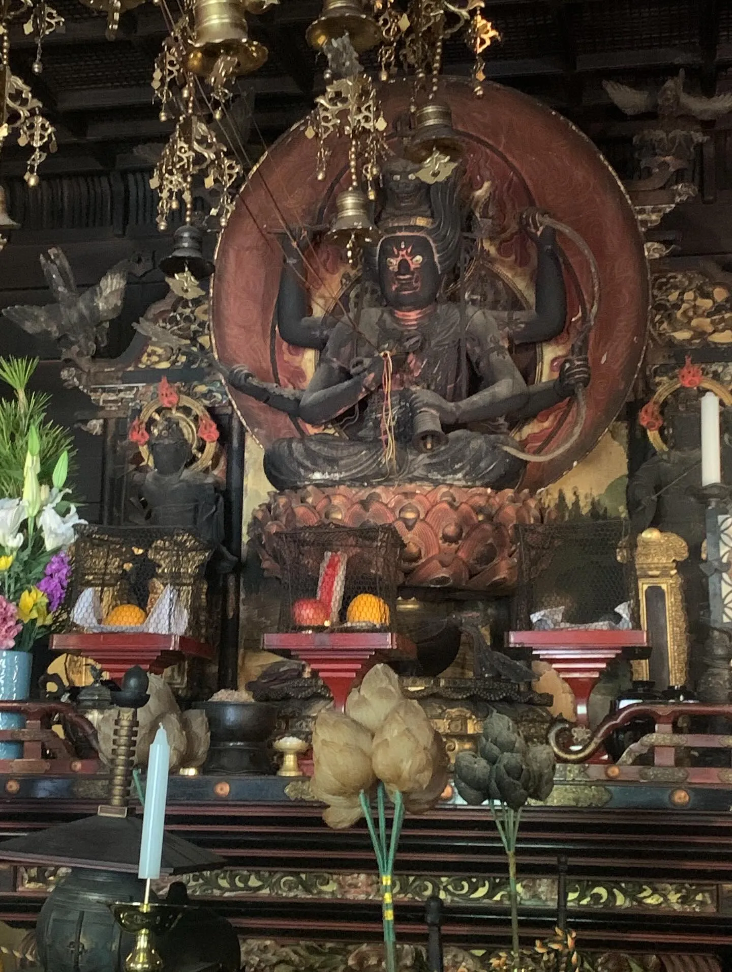 高野山の金剛三昧院にて、友人の個展がありました。