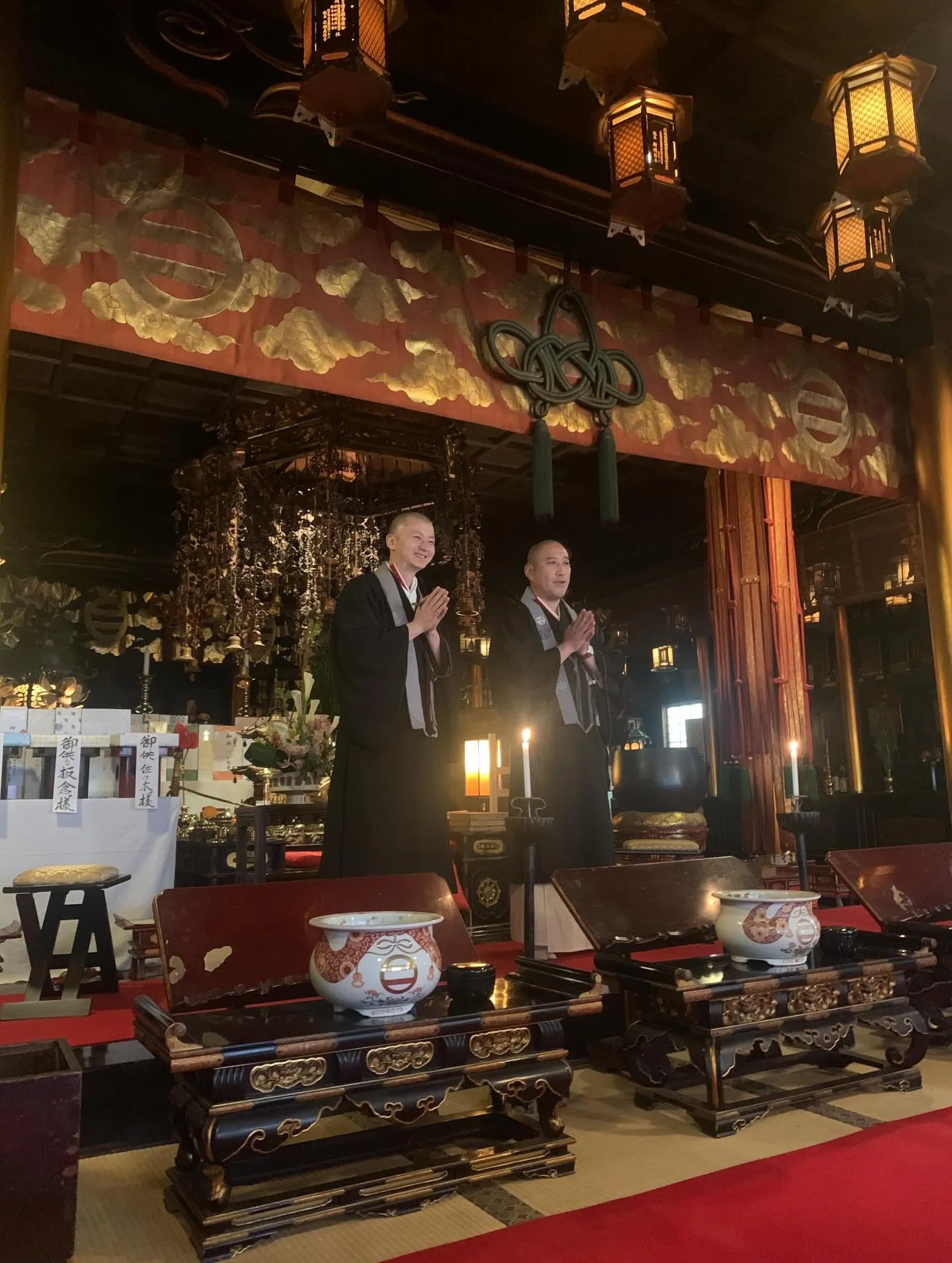 高野山の金剛三昧院にて、友人の個展がありました。