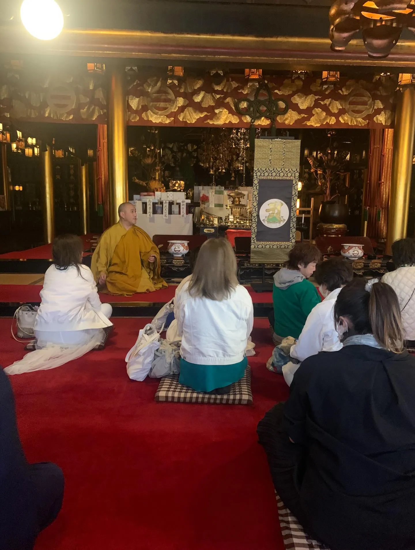 高野山の金剛三昧院にて、友人の個展がありました。