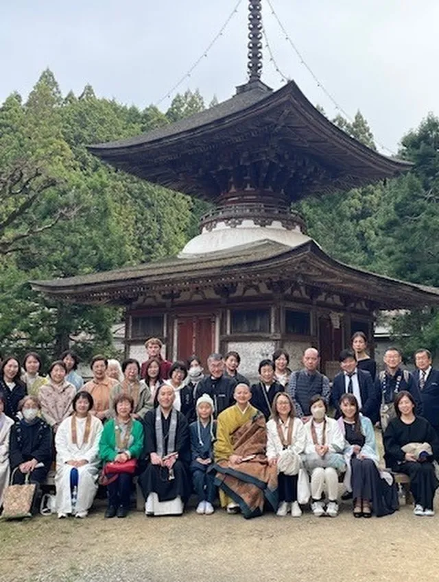 高野山の金剛三昧院にて、友人の個展がありました。