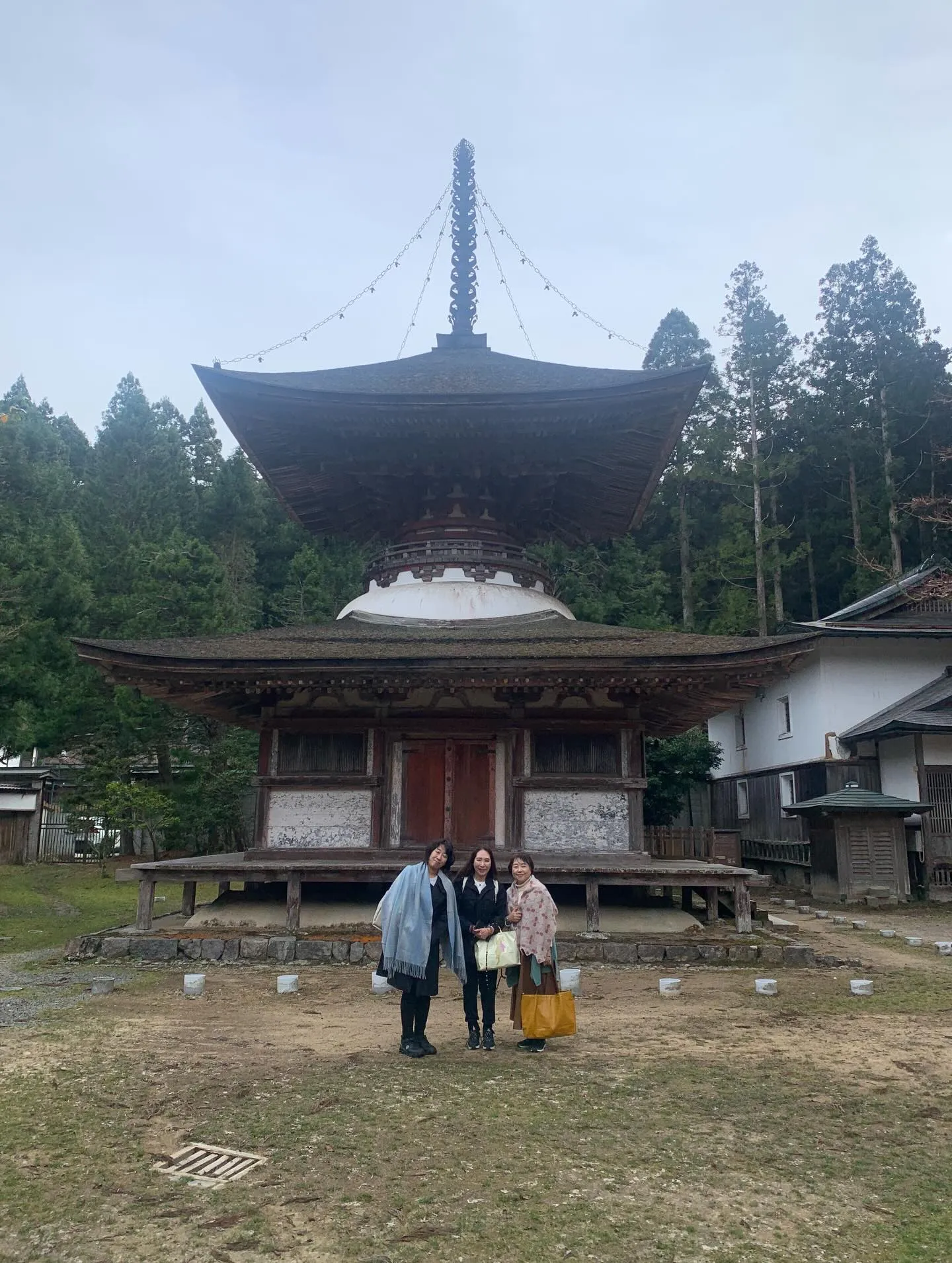 高野山の金剛三昧院にて、友人の個展がありました。